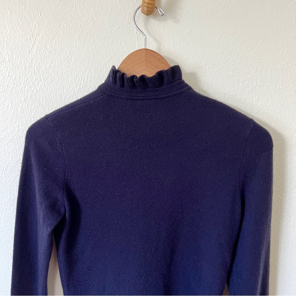 Tory Burch Cashmere Sweater w/ Ruffles - Picture 6 of 8